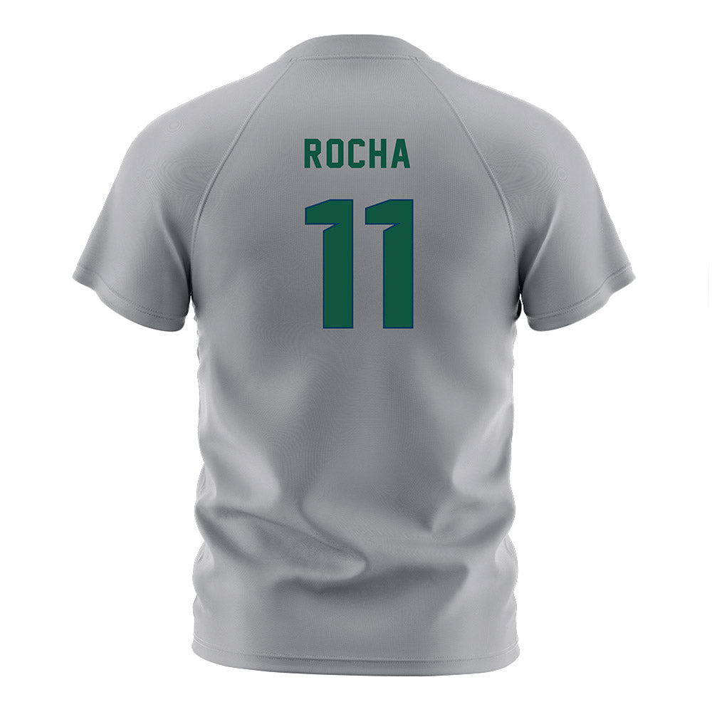 Chicago State - NCAA Women's Soccer : Leah Rocha - Grey Soccer Jersey-1