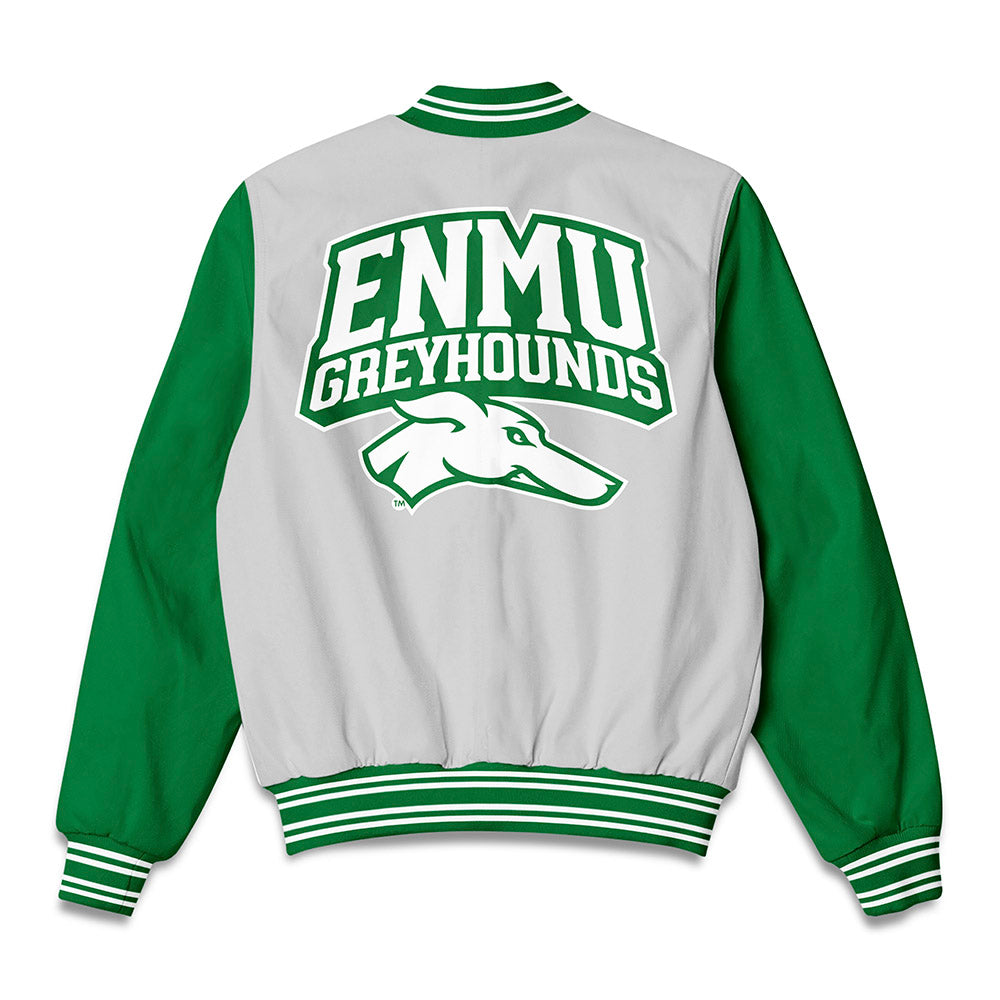 ENMU - NCAA Baseball : Isaiah Figueroa - Bomber Jacket-1
