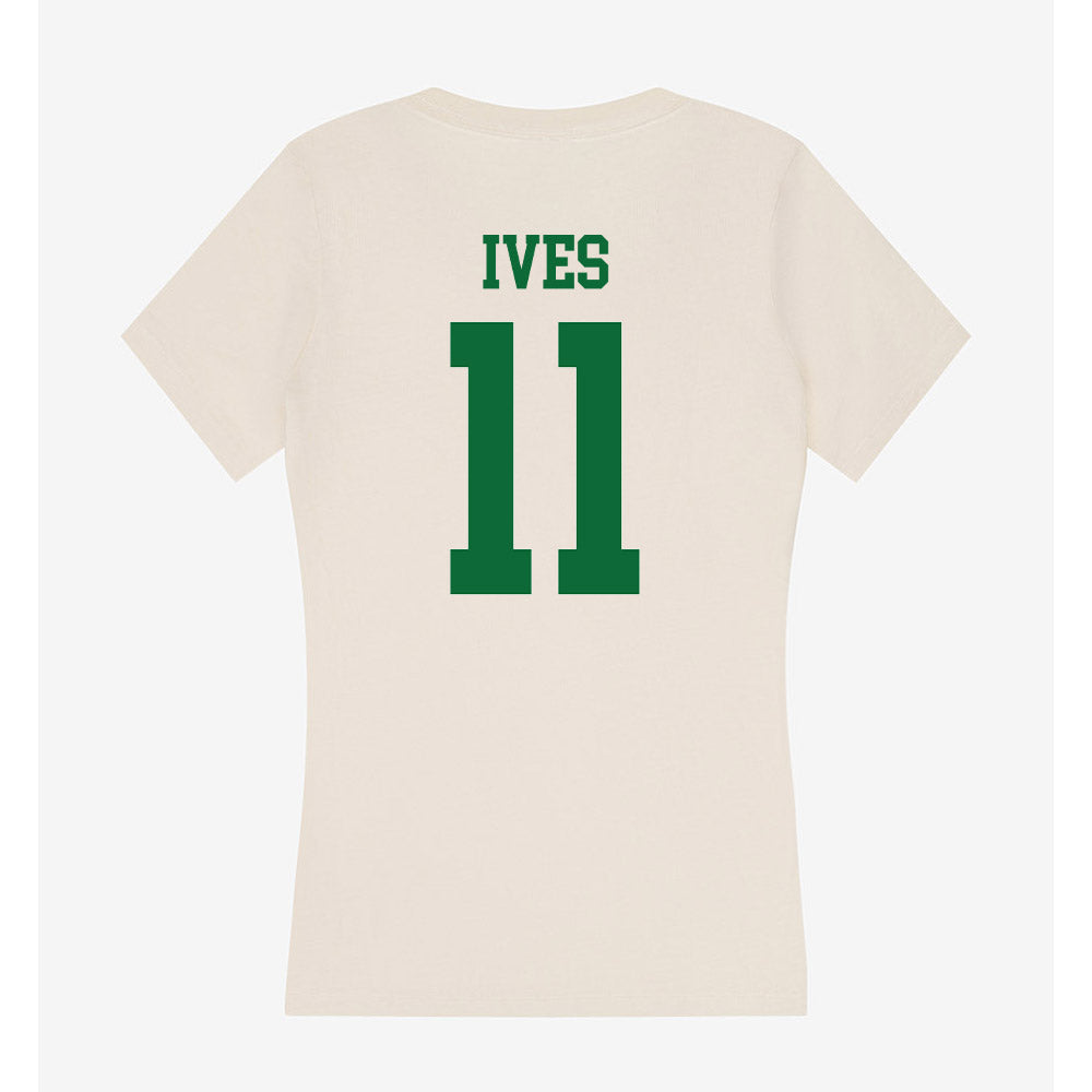 ENMU - NCAA Women's Volleyball : Korah Ives - Women's V-Neck T-Shirt-1
