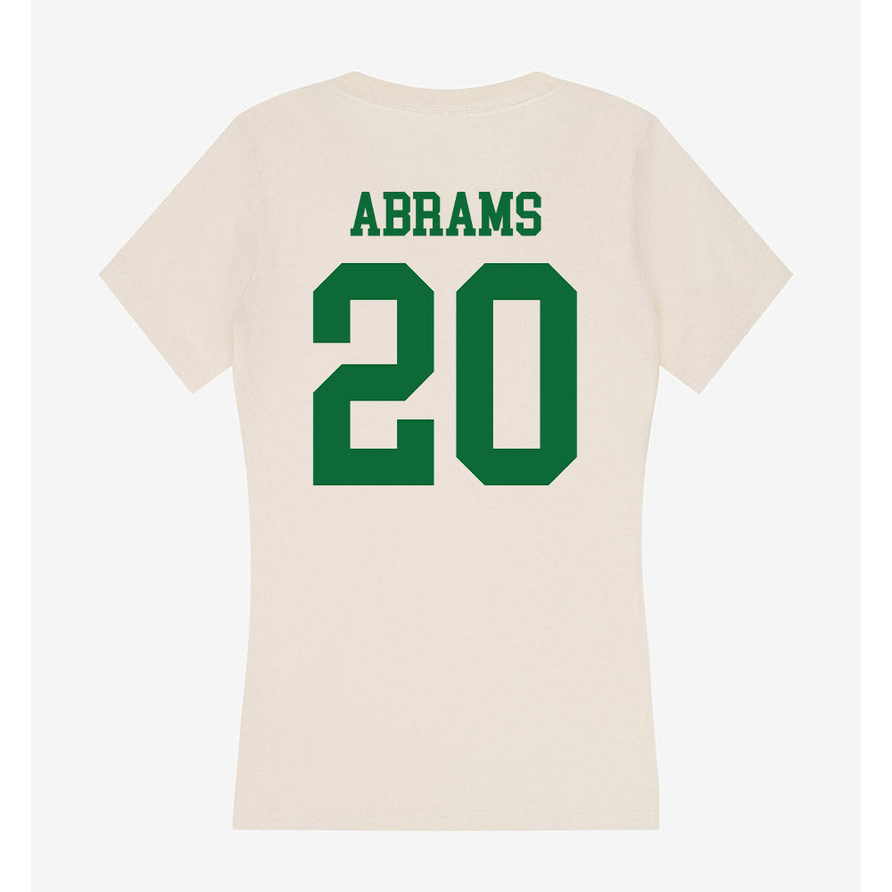 ENMU - NCAA Men's Basketball : Austin Abrams - Women's V-Neck T-Shirt-1