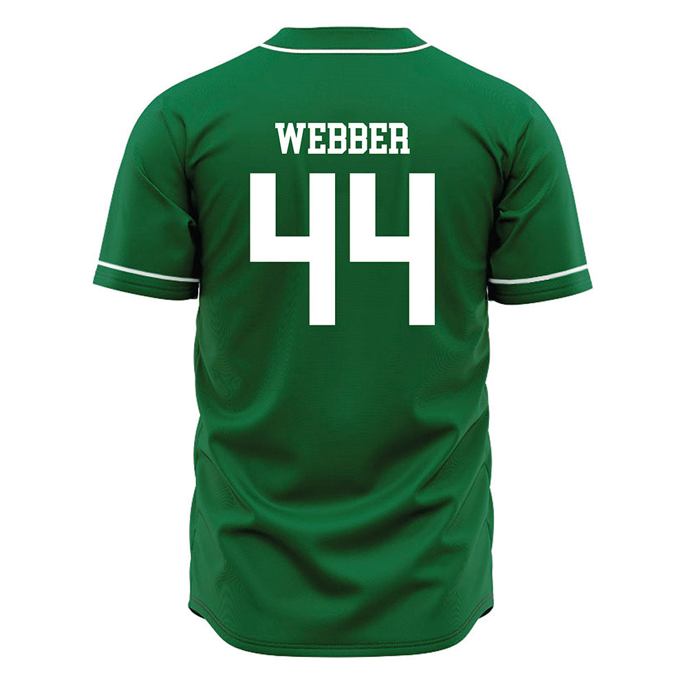 ENMU - NCAA Baseball : Cade Webber - Green Jersey-1