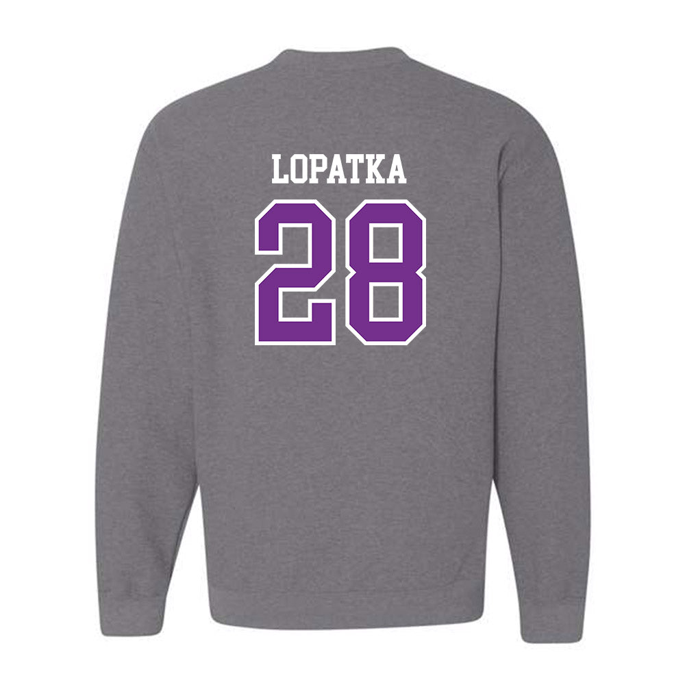 Mount Union - NCAA Men's Lacrosse : Nikolai Lopatka - Classic Shersey Crewneck Sweatshirt-1