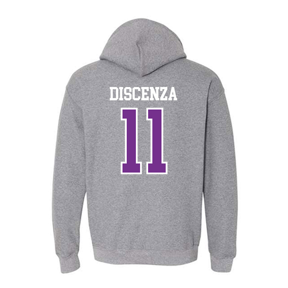 Mount Union - NCAA Men's Lacrosse : Mason Discenza - Classic Shersey Hooded Sweatshirt-1