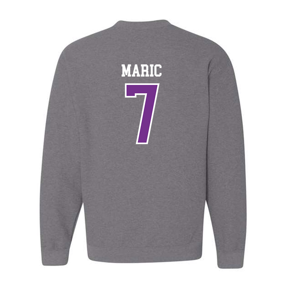 Mount Union - NCAA Football : Ivan Maric - Classic Shersey Crewneck Sweatshirt-1