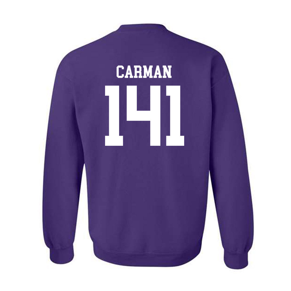 Mount Union - NCAA Wrestling : Joshua Carman - Classic Shersey Crewneck Sweatshirt-1