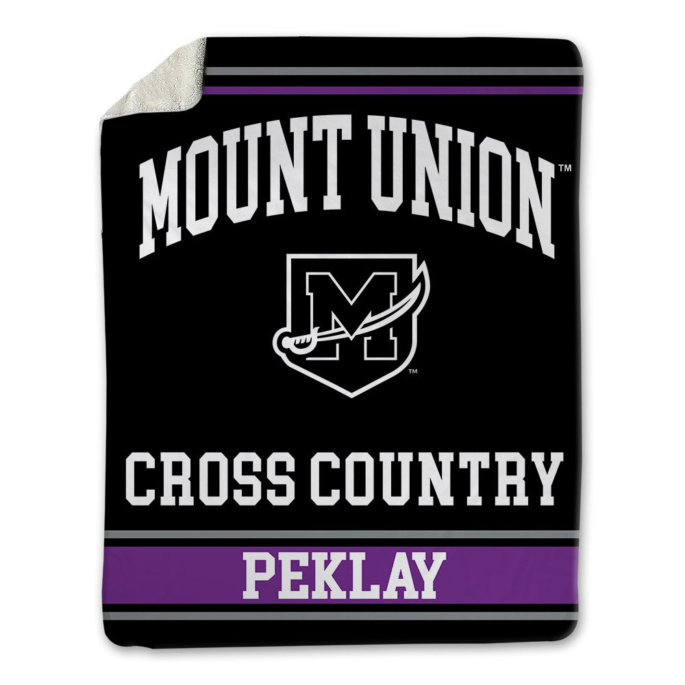 Mount Union - NCAA Men's Cross Country : Jacob Peklay - Blanket-0