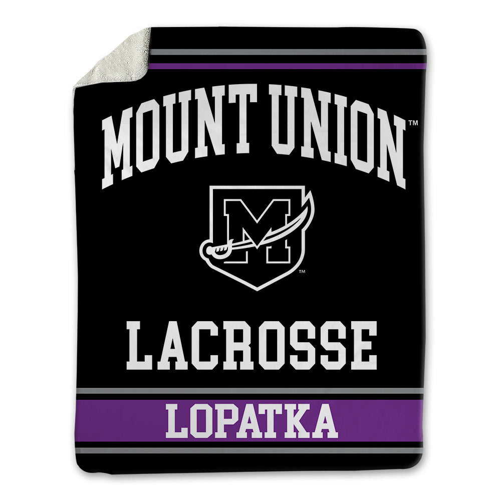 Mount Union - NCAA Men's Lacrosse : Nikolai Lopatka - Blanket-0