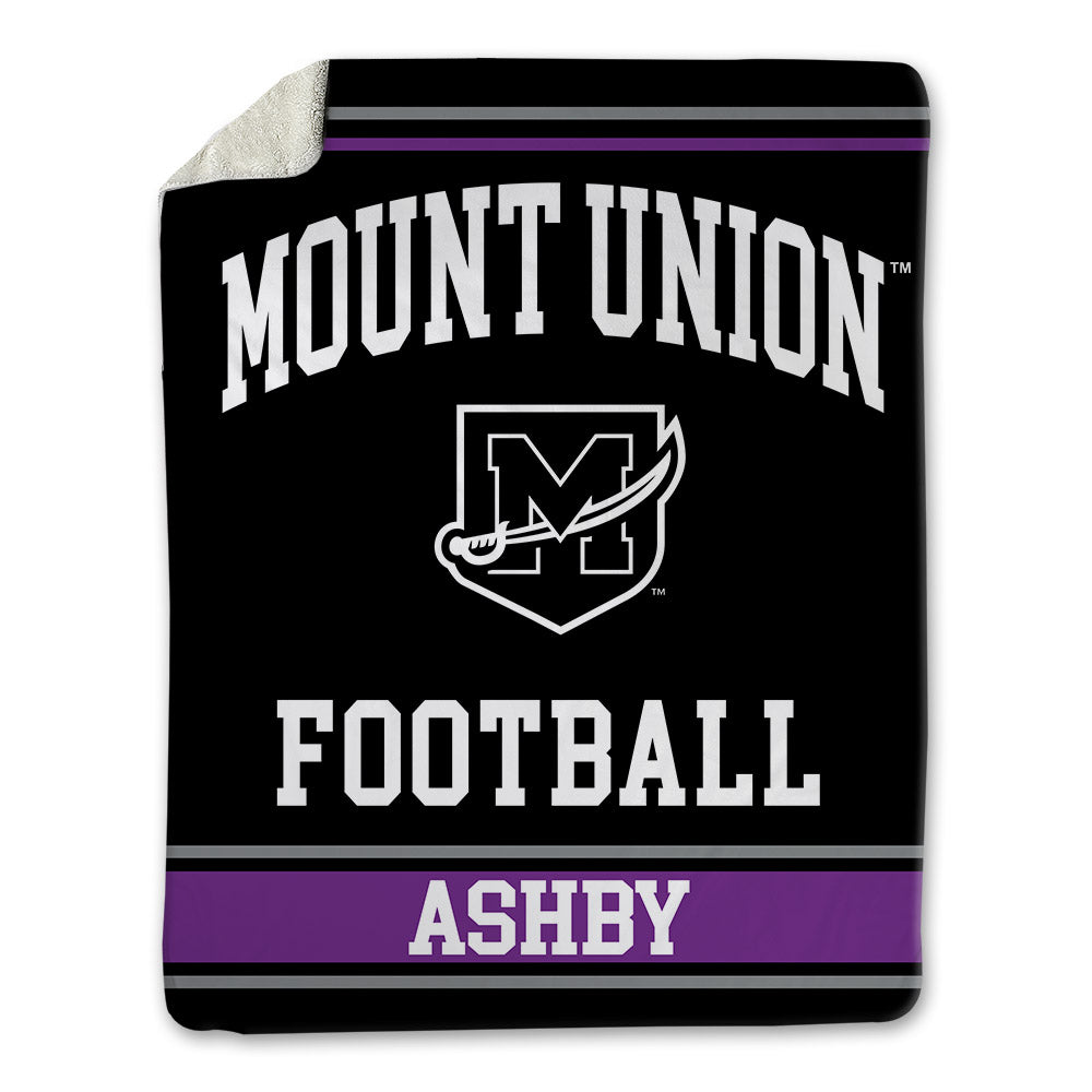 Mount Union - NCAA Football : Mason Ashby - Blanket-0