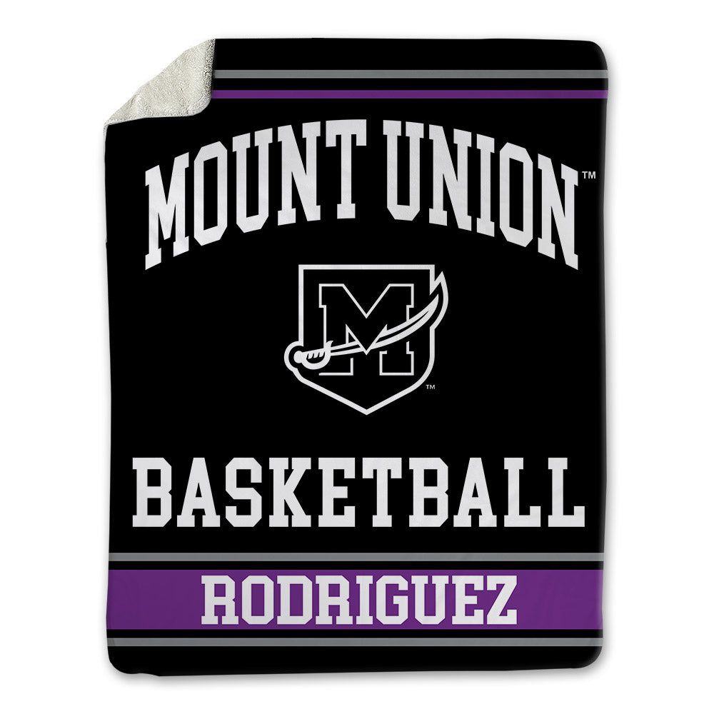 Mount Union - NCAA Men's Basketball : Darius Rodriguez - Blanket-0