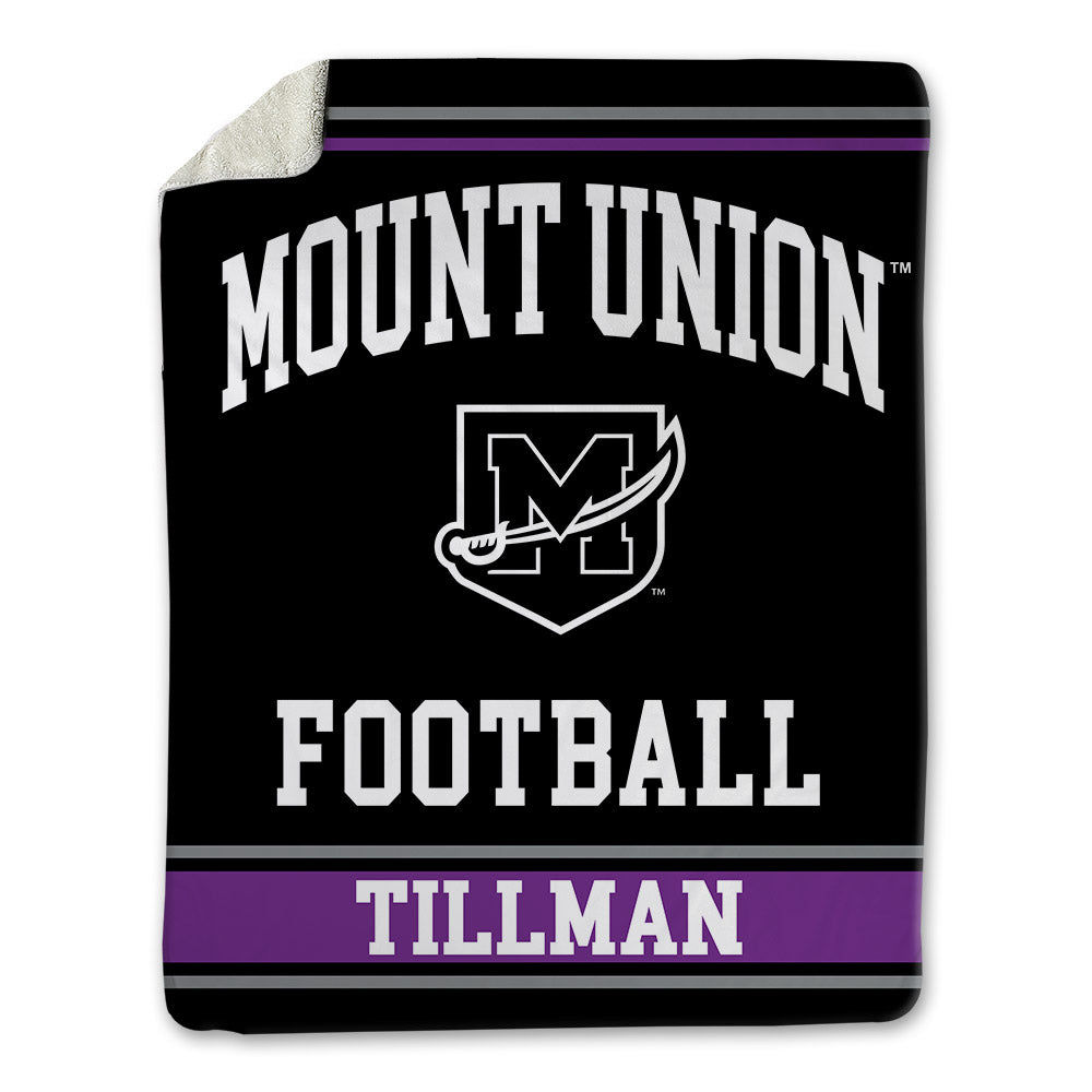 Mount Union - NCAA Football : Jeremiah Tillman - Blanket-0
