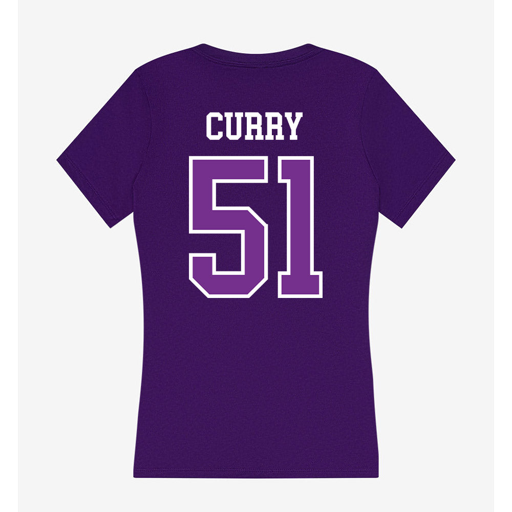 Mount Union - NCAA Baseball : Derek Curry - Women's V-Neck T-Shirt-1