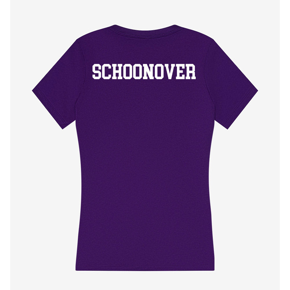Mount Union - NCAA Men's Track & Field : Josh Schoonover - Women's V-Neck T-Shirt-1