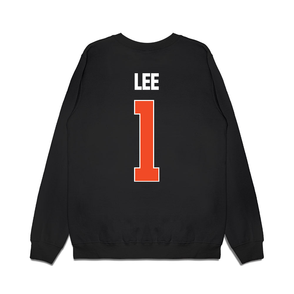 Florida - NCAA Men's Basketball : Xaivian Lee - NCAA® March Madness® 2025 Sweet Sixteen Shersey Premium Crewneck Sweatshirt-1
