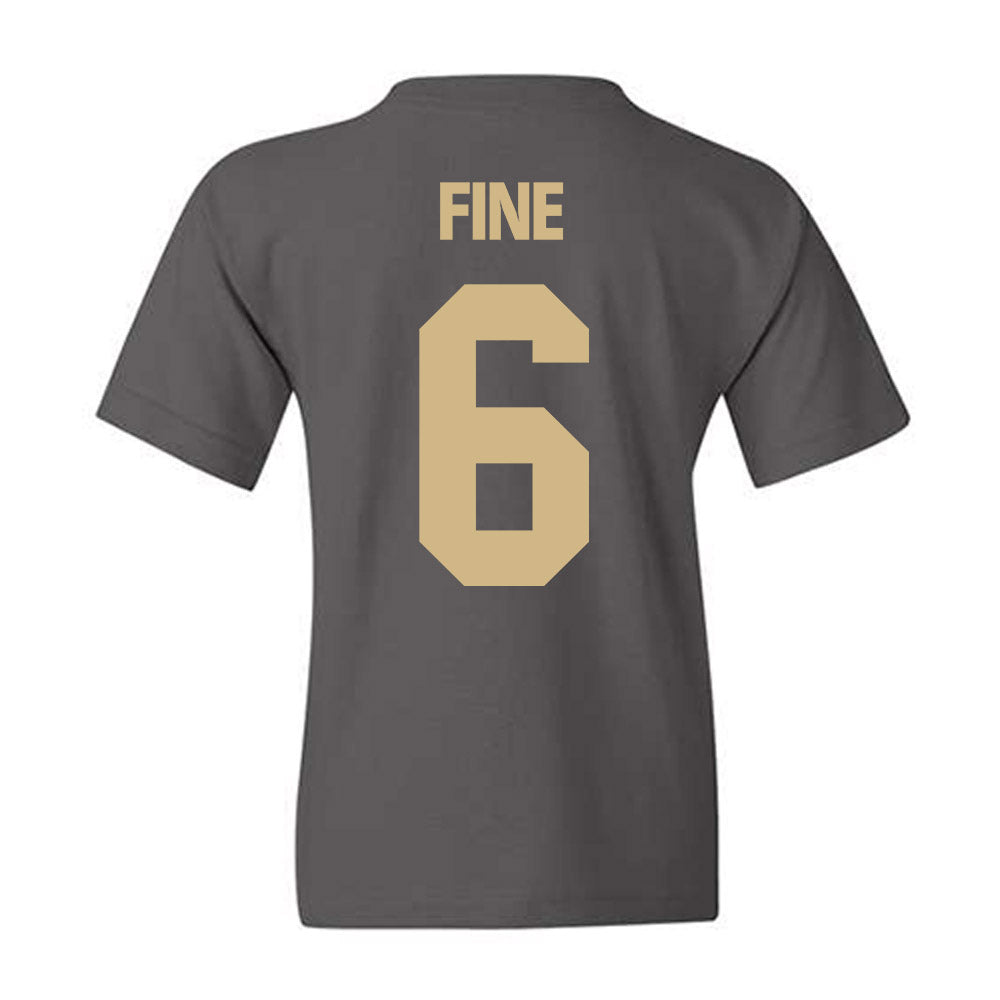 Purdue - NCAA Men's Basketball : Aaron Fine - NCAA® March Madness® 2025 Shersey Youth T-Shirt-1