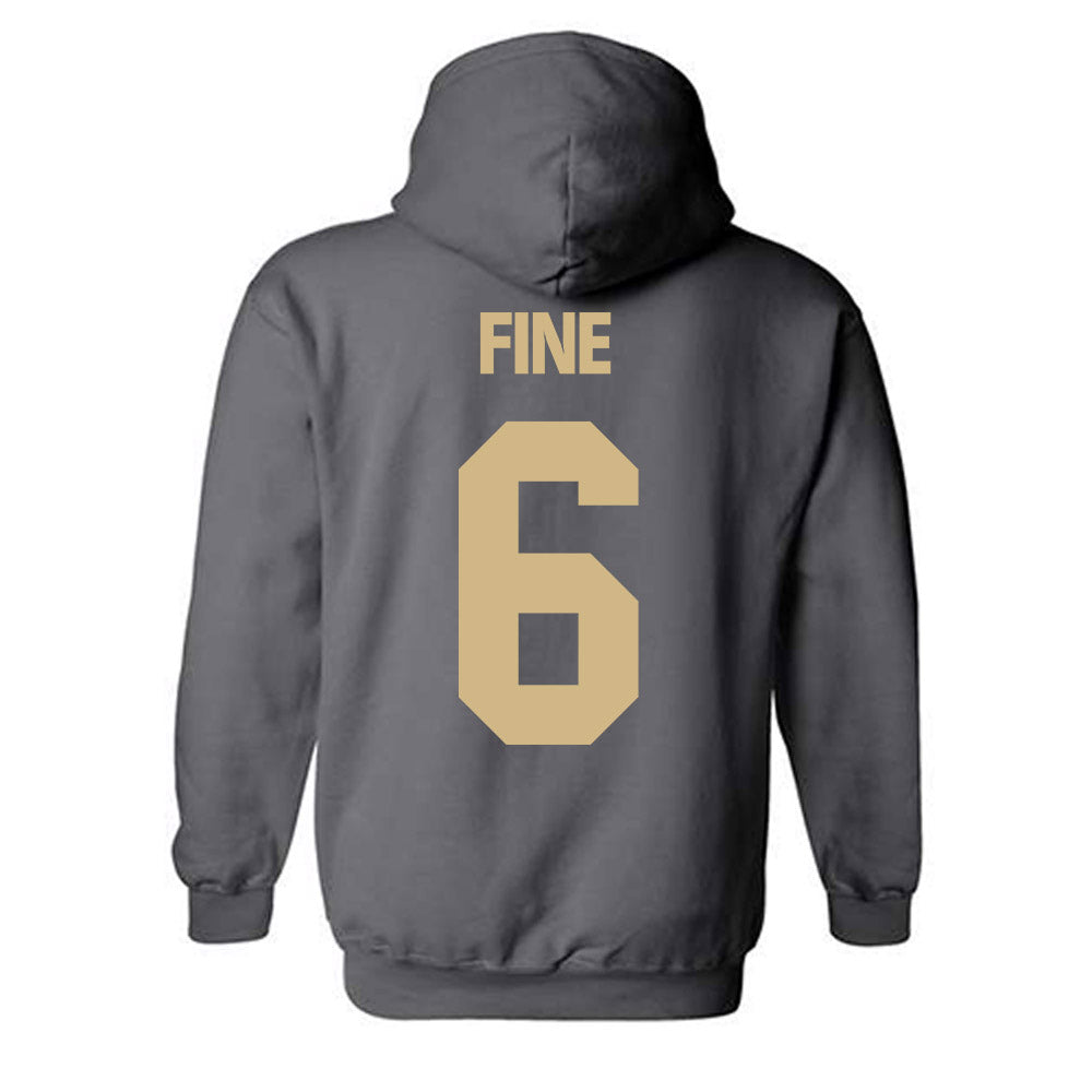 Purdue - NCAA Men's Basketball : Aaron Fine - NCAA® March Madness® 2025 Shersey Hooded Sweatshirt-1