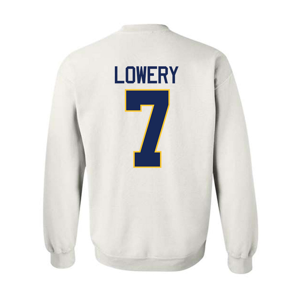 Marquette - NCAA Men's Basketball : Zaide Lowery - NCAA® March Madness® 2025 Shersey Crewneck Sweatshirt-1