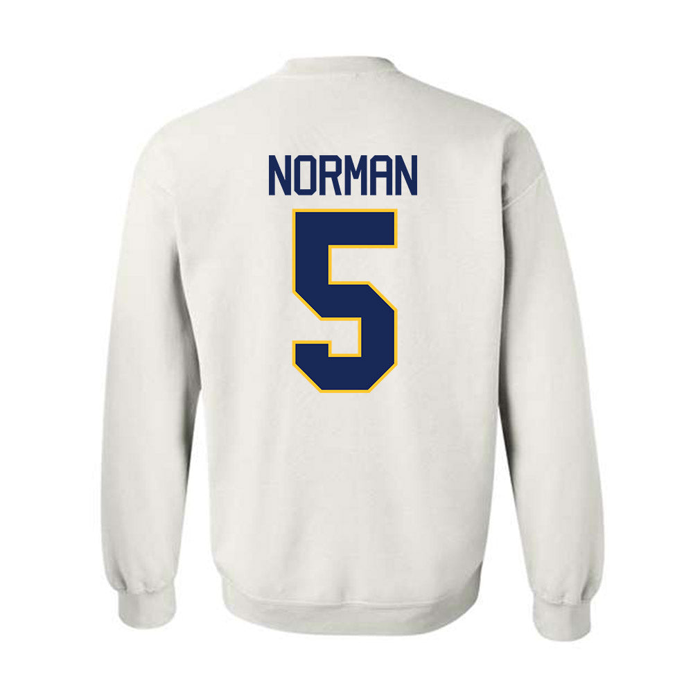 Marquette - NCAA Men's Basketball : Tre Norman - NCAA® March Madness® 2025 Shersey Crewneck Sweatshirt-1