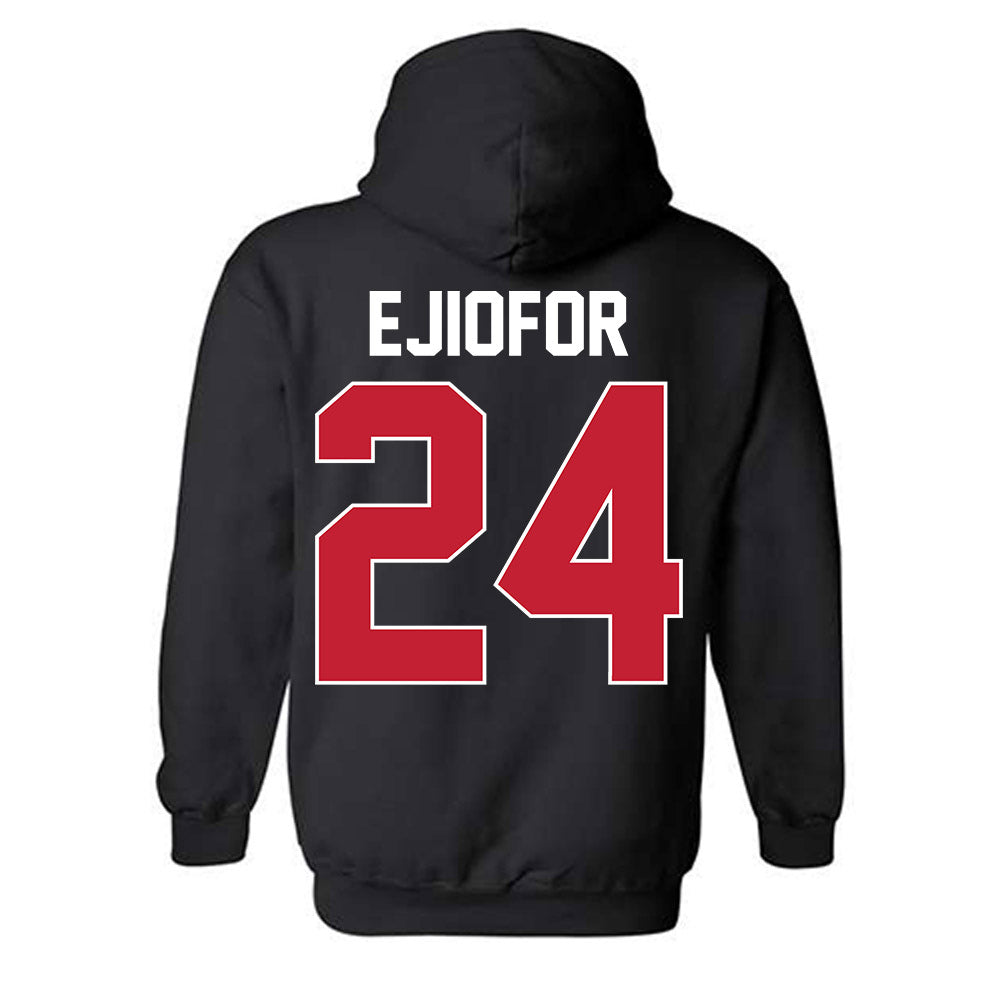 St. Johns - NCAA Men's Basketball : Zuby Ejiofor - NCAA® March Madness® 2025 Shersey Hooded Sweatshirt-1
