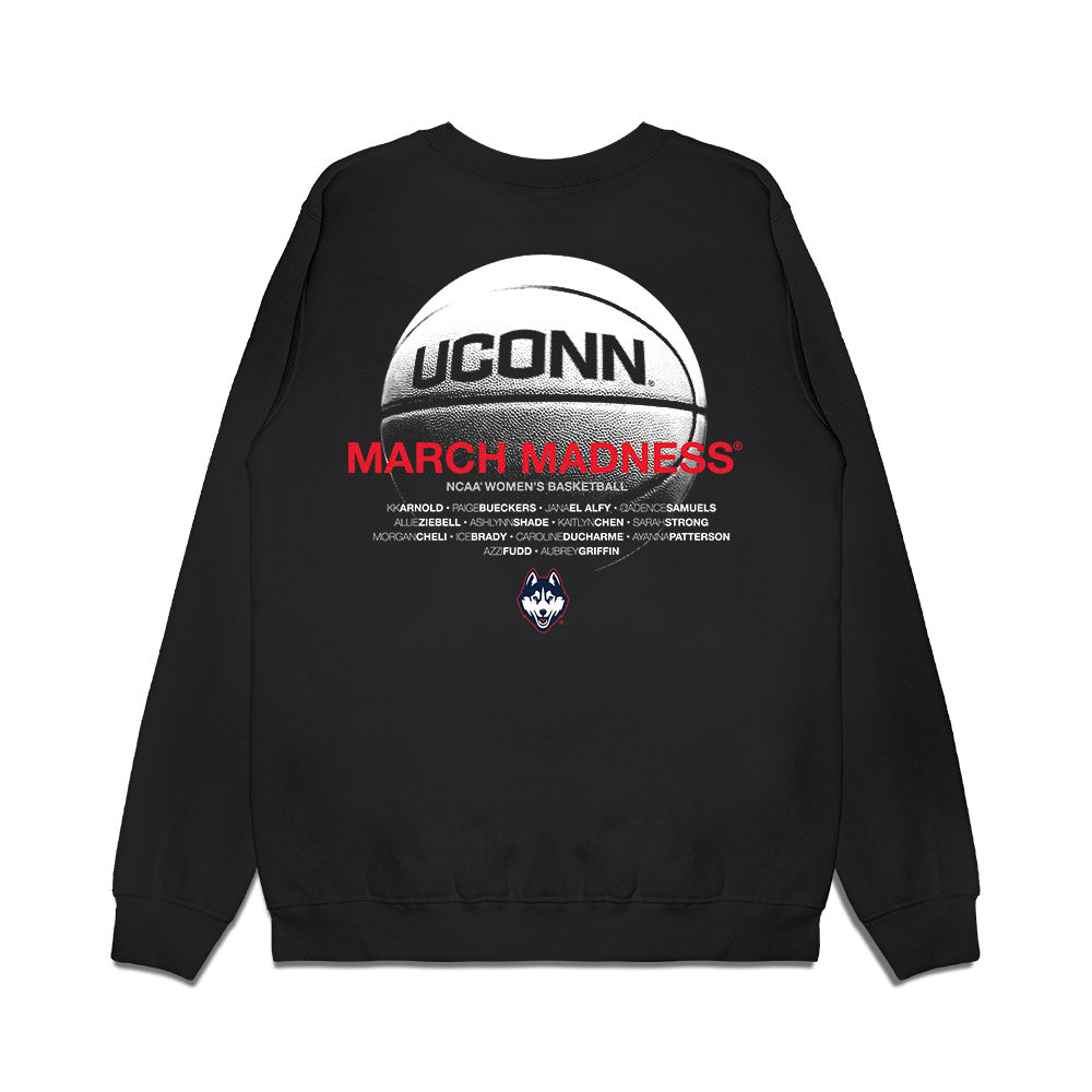 UConn - NCAA Women's Basketball : - Premium Crewneck Sweatshirt-1