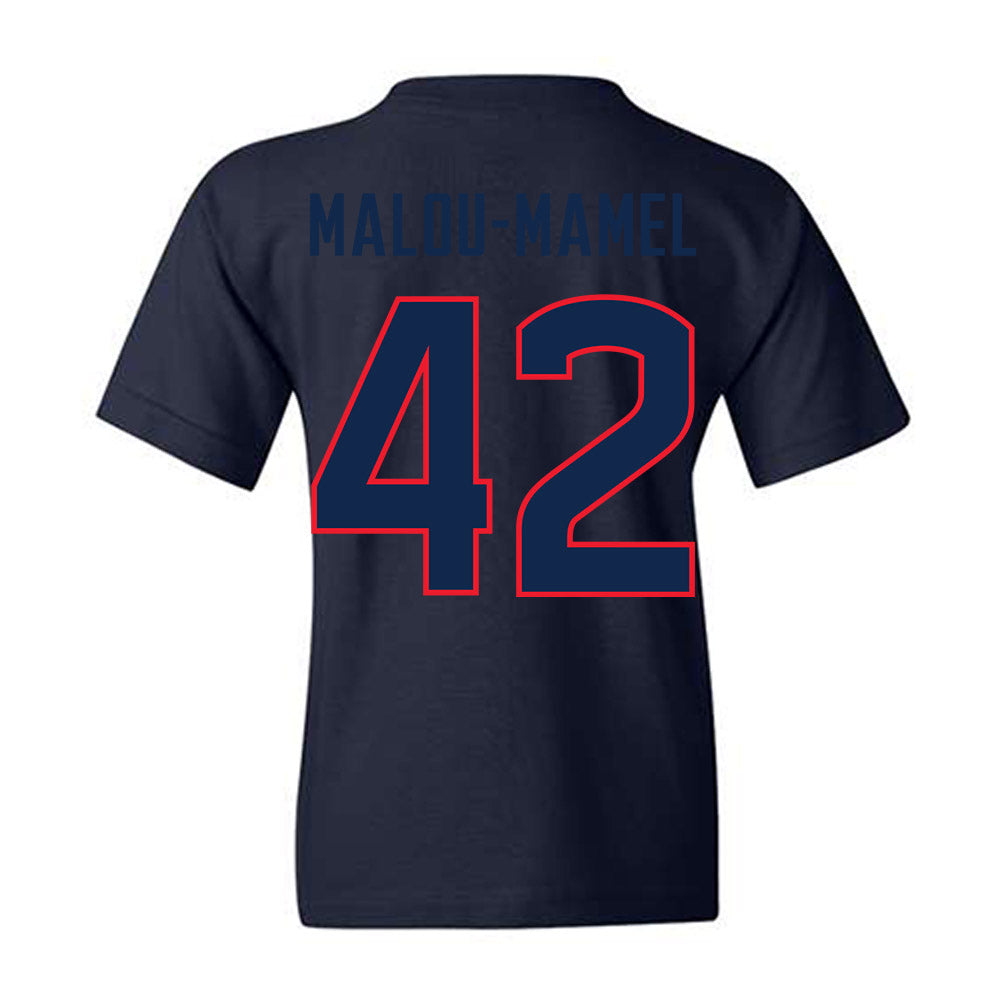 UConn - NCAA Women's Basketball : Gandy Malou-Mamel - NCAA® March Madness® 2025 Elite Eight Youth T-Shirt-1