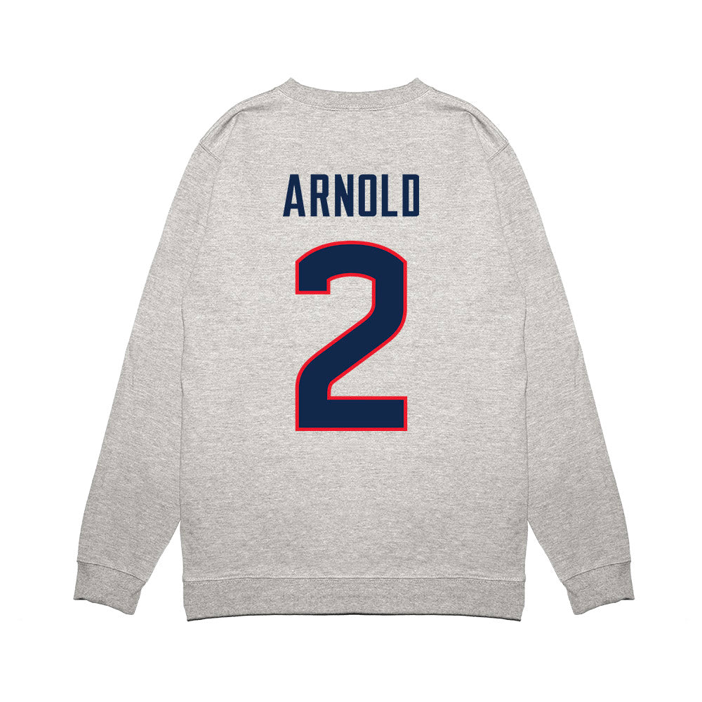 UConn - NCAA Women's Basketball : KK Arnold - NCAA® March Madness® 2025 Final Four Premium Crewneck Sweatshirt-1