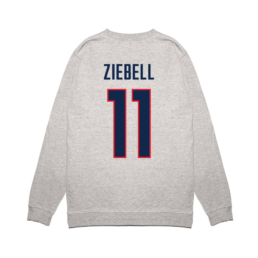 UConn - NCAA Women's Basketball : Allie Ziebell - NCAA® March Madness® 2025 Final Four Premium Crewneck Sweatshirt-1