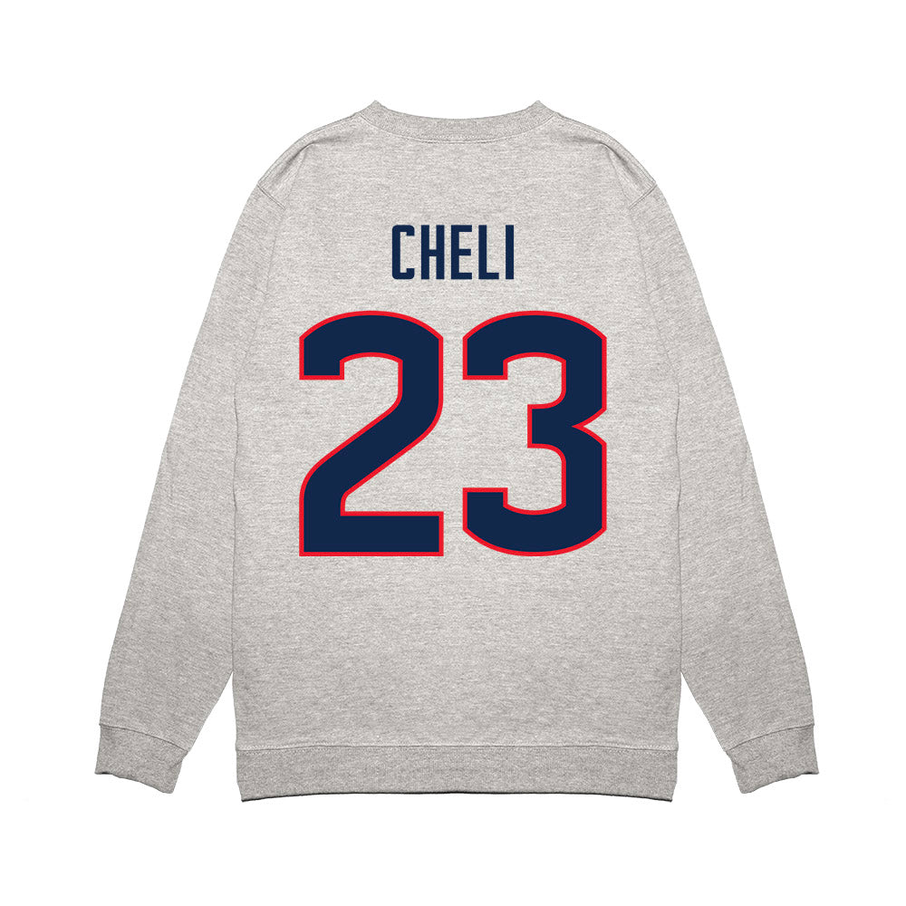 UConn - NCAA Women's Basketball : Morgan Cheli - NCAA® March Madness® 2025 Final Four Premium Crewneck Sweatshirt-1