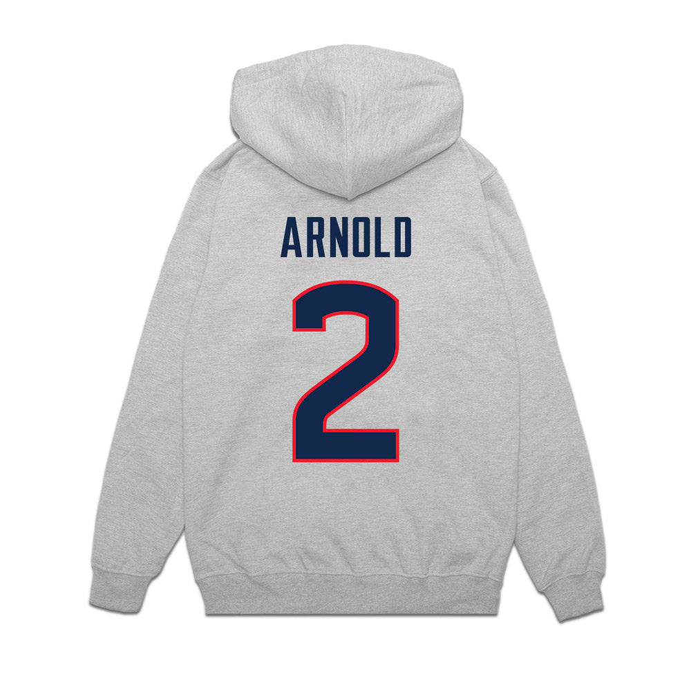UConn - NCAA Women's Basketball : KK Arnold - NCAA® March Madness® 2025 Final Four Premium Hooded Sweatshirt-1