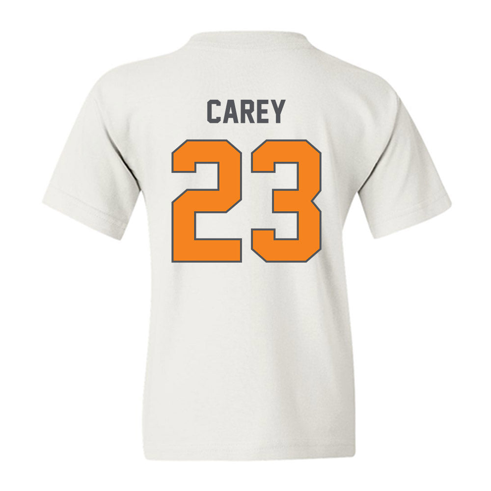 Tennessee - NCAA Men's Basketball : Jaylen Carey - Youth T-Shirt-1