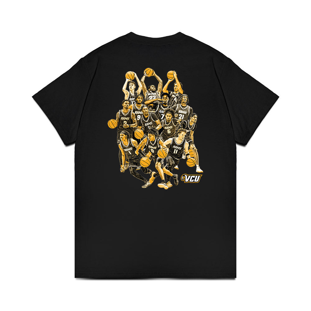 VCU - NCAA Men's Basketball : NCAA® March Madness® 2025 Team Premium T-Shirt-1