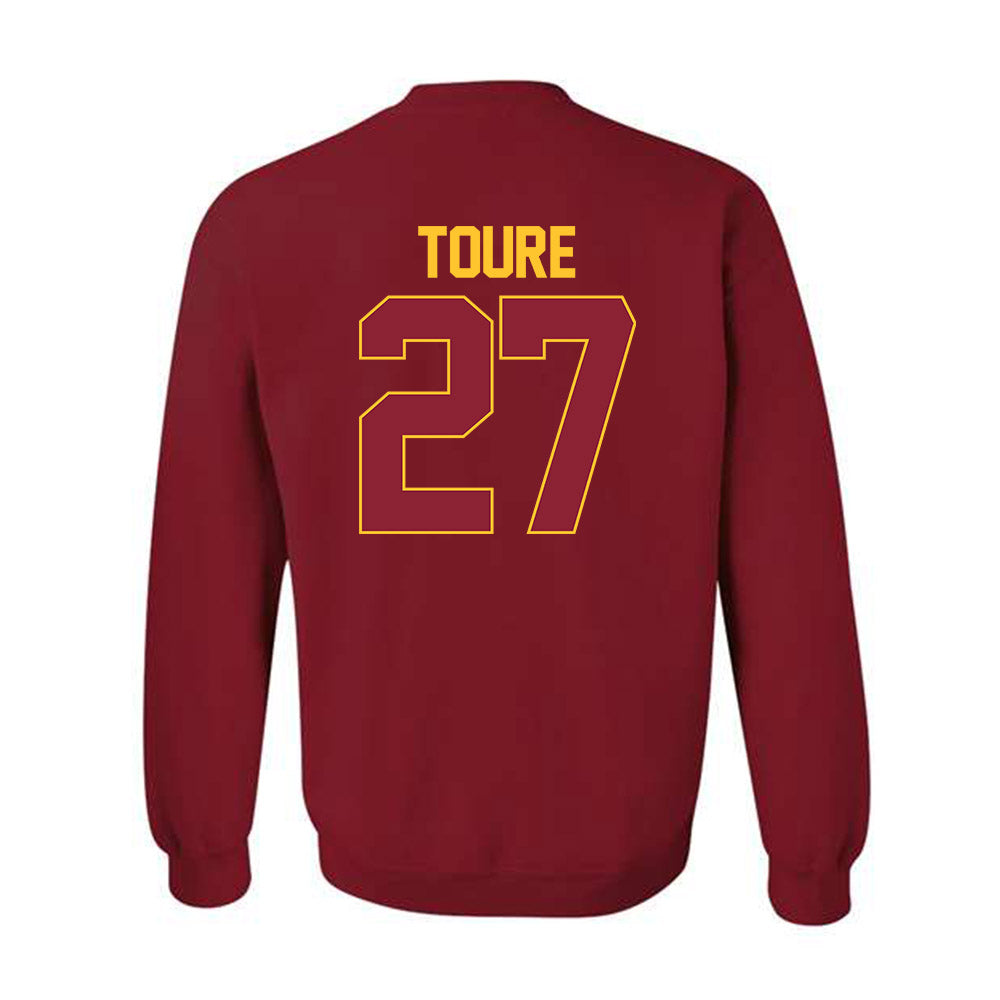 Iowa State - NCAA Men's Basketball : Killyan Toure - NCAA® March Madness® 2025 Shersey Crewneck Sweatshirt-1