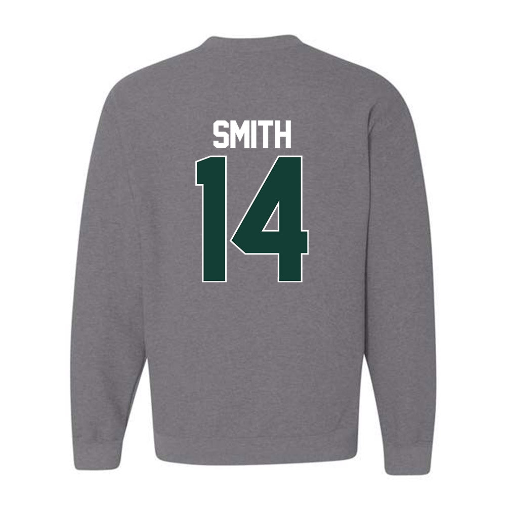 Michigan State - NCAA Men's Basketball : Davis Smith - NCAA® March Madness® 2025 Shersey Crewneck Sweatshirt-1