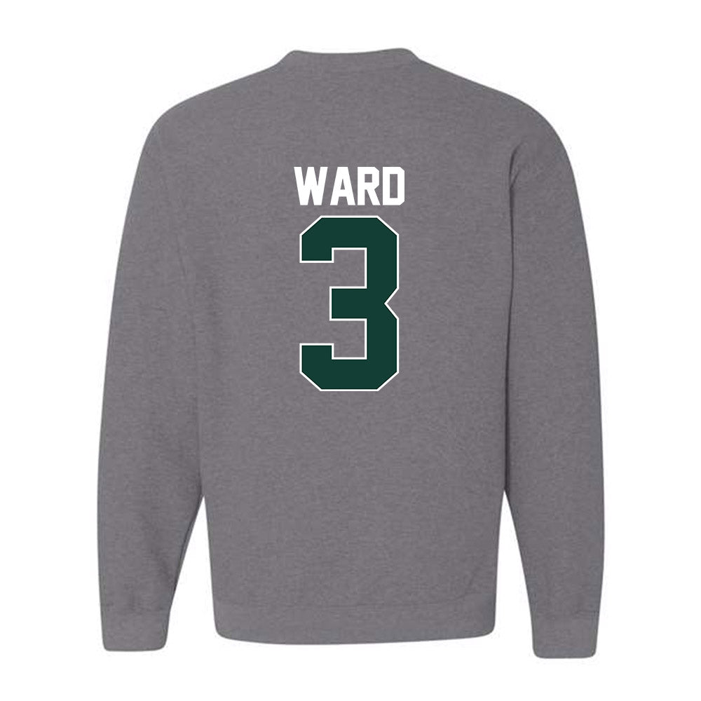 Michigan State - NCAA Men's Basketball : Cam Ward - NCAA® March Madness® 2025 Shersey Crewneck Sweatshirt-1