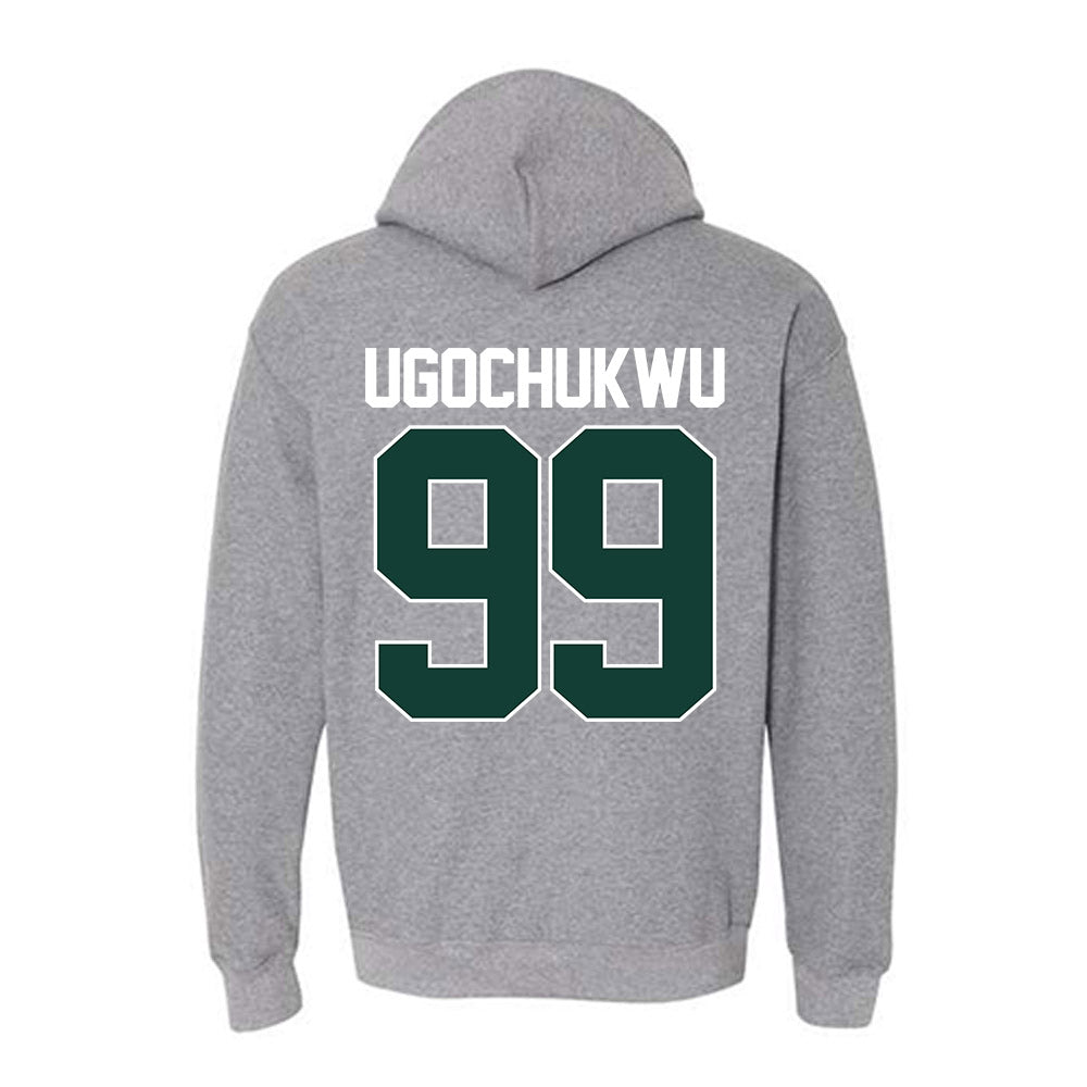 Michigan State - NCAA Men's Basketball : Divine-Collins Ugochukwu - NCAA® March Madness® 2025 Shersey Hooded Sweatshirt-1