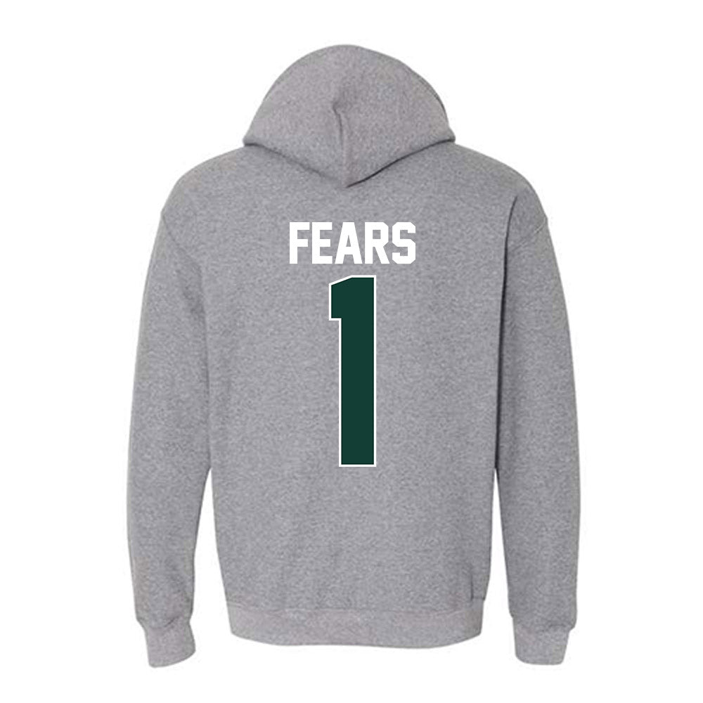 Michigan State - NCAA Men's Basketball : Jeremy Fears - NCAA® March Madness® 2025 Shersey Hooded Sweatshirt-1