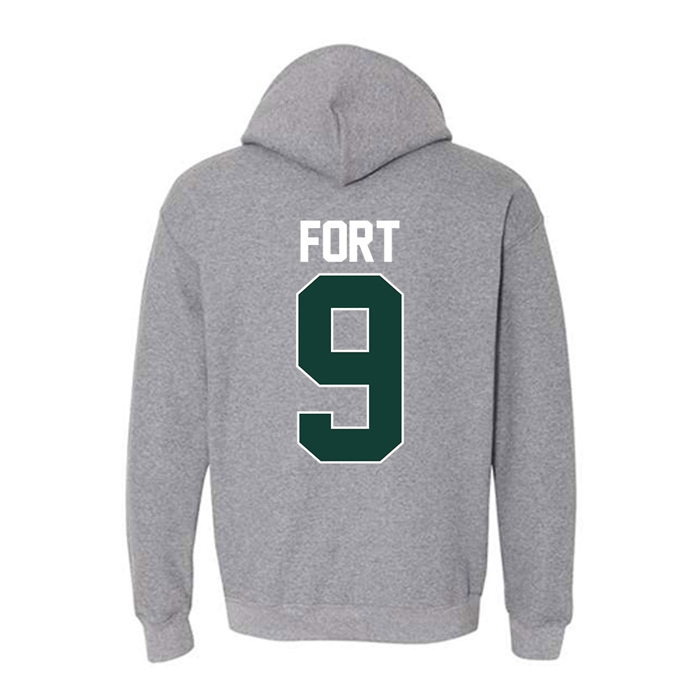 Michigan State - NCAA Men's Basketball : Trey Fort - NCAA® March Madness® 2025 Shersey Hooded Sweatshirt-1