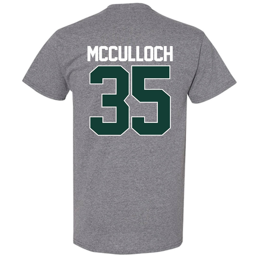 Michigan State - NCAA Men's Basketball : Jesse McCulloch - NCAA® March Madness® 2025 Shersey T-Shirt-1
