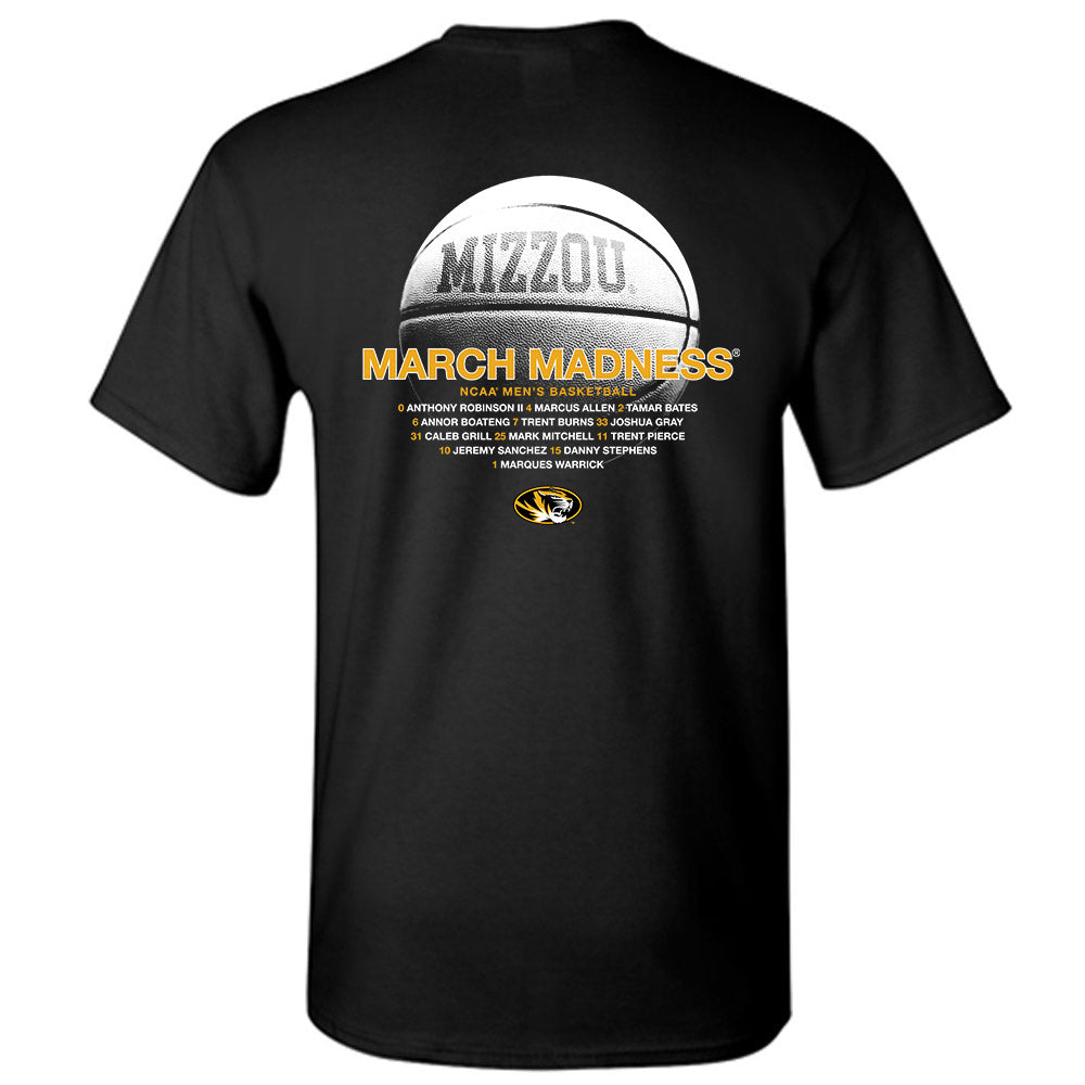 Missouri - NCAA Men's Basketball : NCAA® March Madness® 2025 Roster T-Shirt-1