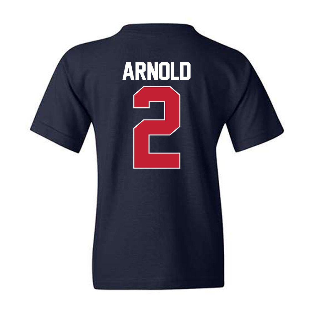 Arizona - NCAA Men's Basketball : Addison Arnold - NCAA® March Madness® 2025 Shersey Youth T-Shirt-1