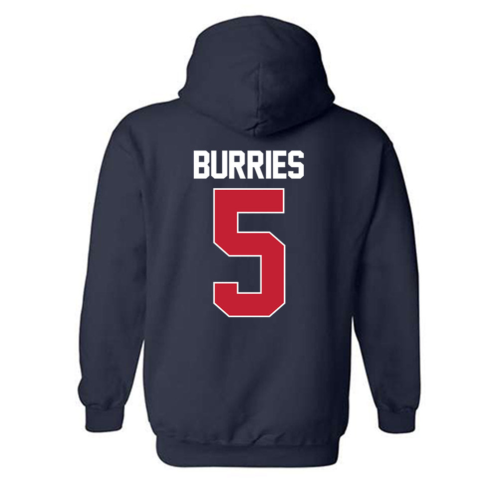 Arizona - NCAA Men's Basketball : Brayden Burries - NCAA® March Madness® 2025 Shersey Hooded Sweatshirt-1
