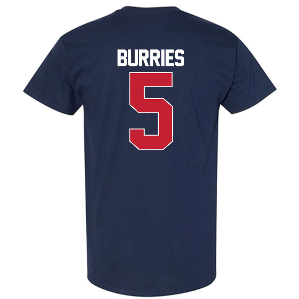 Arizona - NCAA Men's Basketball : Brayden Burries - NCAA® March Madness® 2025 Shersey T-Shirt-1