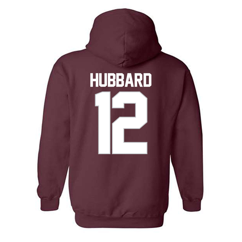 Mississippi State - NCAA Men's Basketball : Josh Hubbard - NCAA® March Madness® 2025 Shersey Hooded Sweatshirt-1