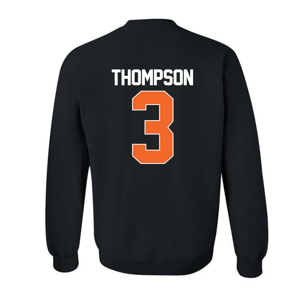 Clemson - NCAA Men's Basketball : Chase Thompson - NCAA® March Madness® 2025 Shersey Crewneck Sweatshirt-1