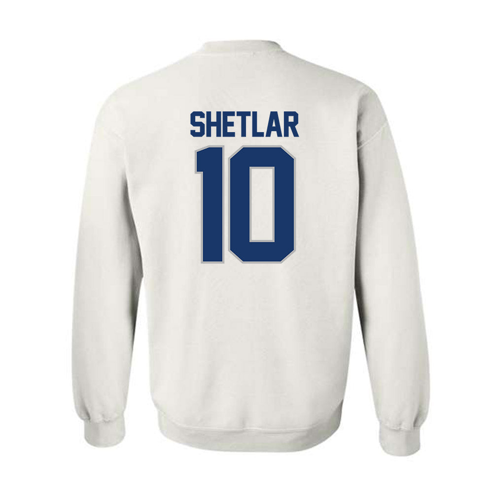 Drake - NCAA Men's Basketball : Eli Shetlar - NCAA® March Madness® 2025 Shersey Crewneck Sweatshirt-1