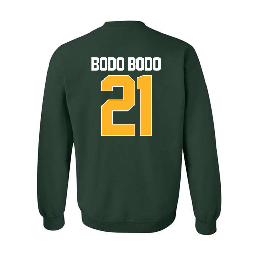 Baylor - NCAA Men's Basketball : Juslin Bodo Bodo - NCAA® March Madness® 2025 Shersey Crewneck Sweatshirt-1