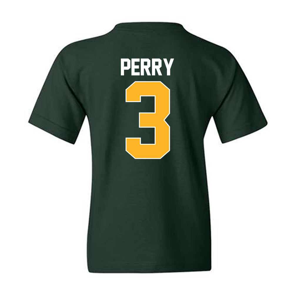 Baylor - NCAA Men's Basketball : Drew Perry - NCAA® March Madness® 2025 Shersey Youth T-Shirt-1