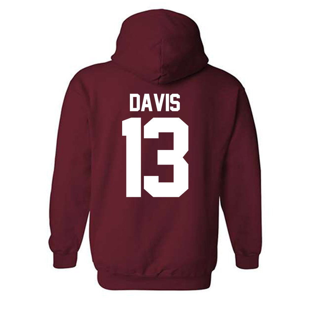 Oklahoma - NCAA Men's Basketball : Tae Davis - NCAA® March Madness® 2025 Shersey Hooded Sweatshirt-1