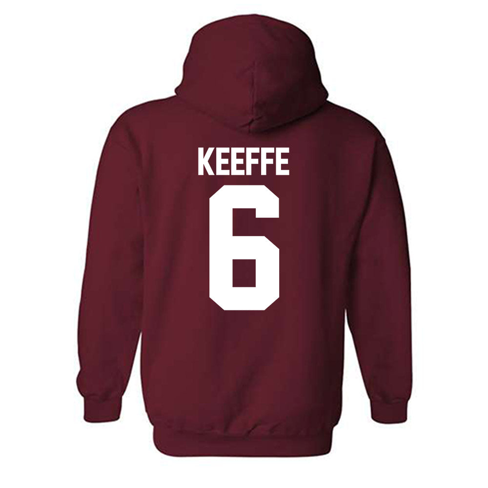 Oklahoma - NCAA Men's Basketball : Finley Keeffe - NCAA® March Madness® 2025 Shersey Hooded Sweatshirt-1