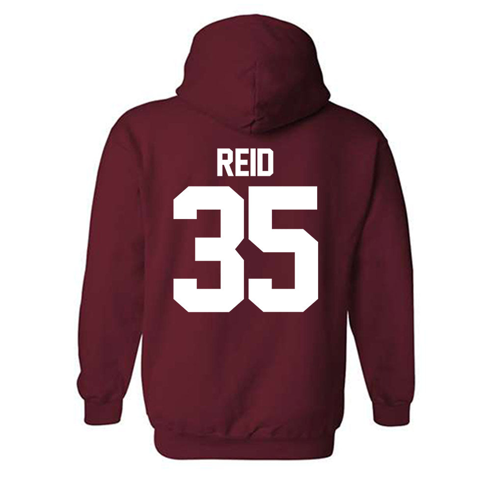 Oklahoma - NCAA Men's Basketball : Derrion Reid - NCAA® March Madness® 2025 Shersey Hooded Sweatshirt-1