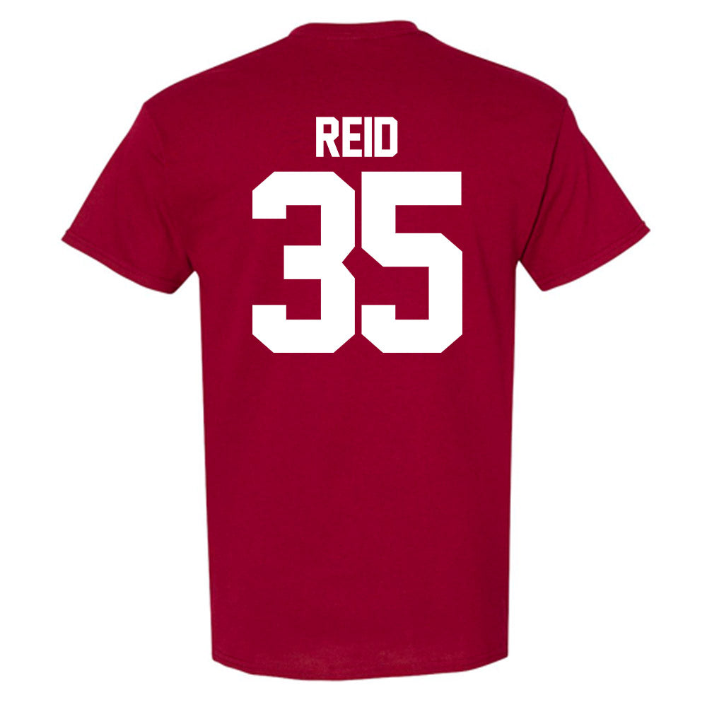 Oklahoma - NCAA Men's Basketball : Derrion Reid - NCAA® March Madness® 2025 Shersey T-Shirt-1